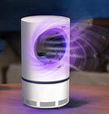 UV Electric Mosquito Killer Lamp — Indoor Bug Zapper Night Light (White)