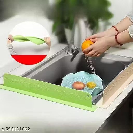 Kitchen Sink Splash Guard — Waterproof Splashback Protector for Dish Washing