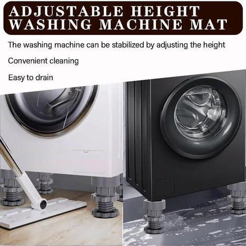 Anti-Vibration Pads for Washing Machine & Refrigerator — Set of 4
